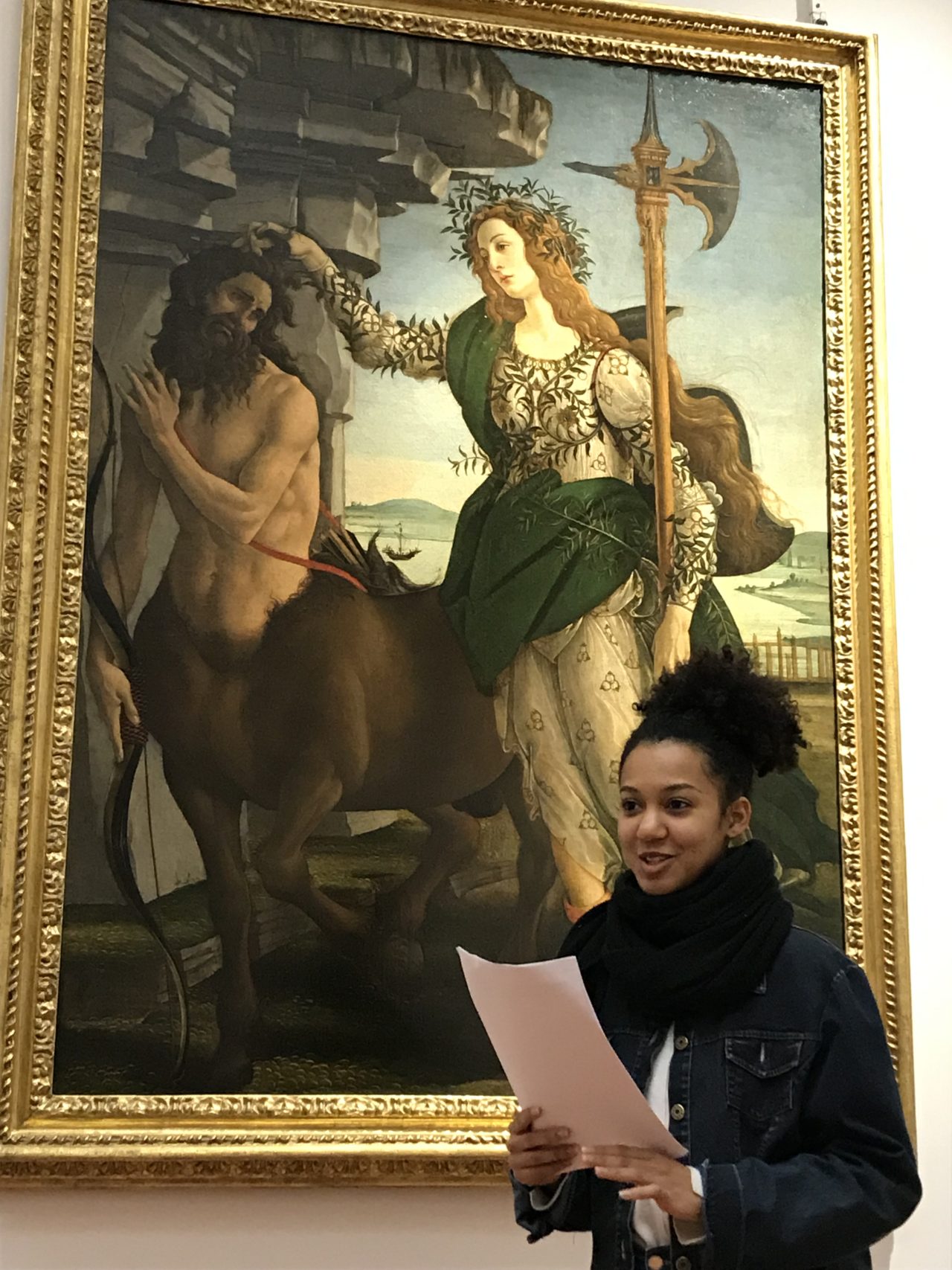 Fabbriche di Storie_Uffizi_Pallade e Centauro Botticelli